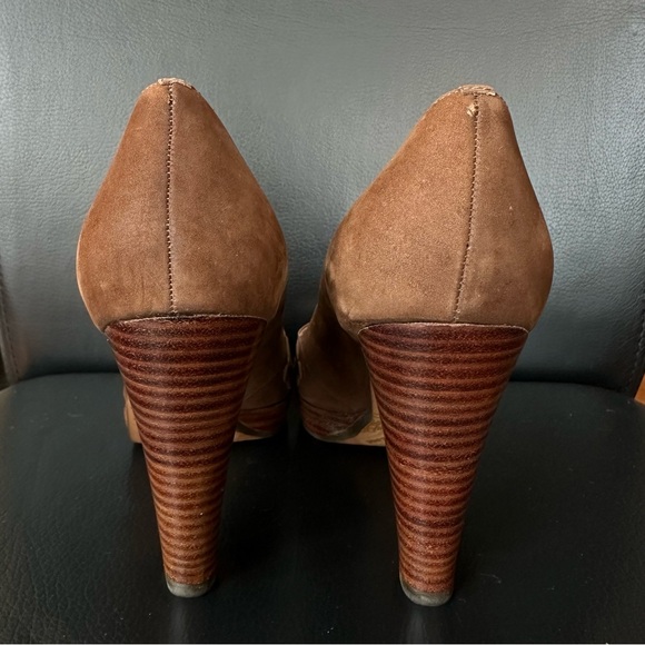 Matisse leather high heels with flower detail - Picture 4 of 9